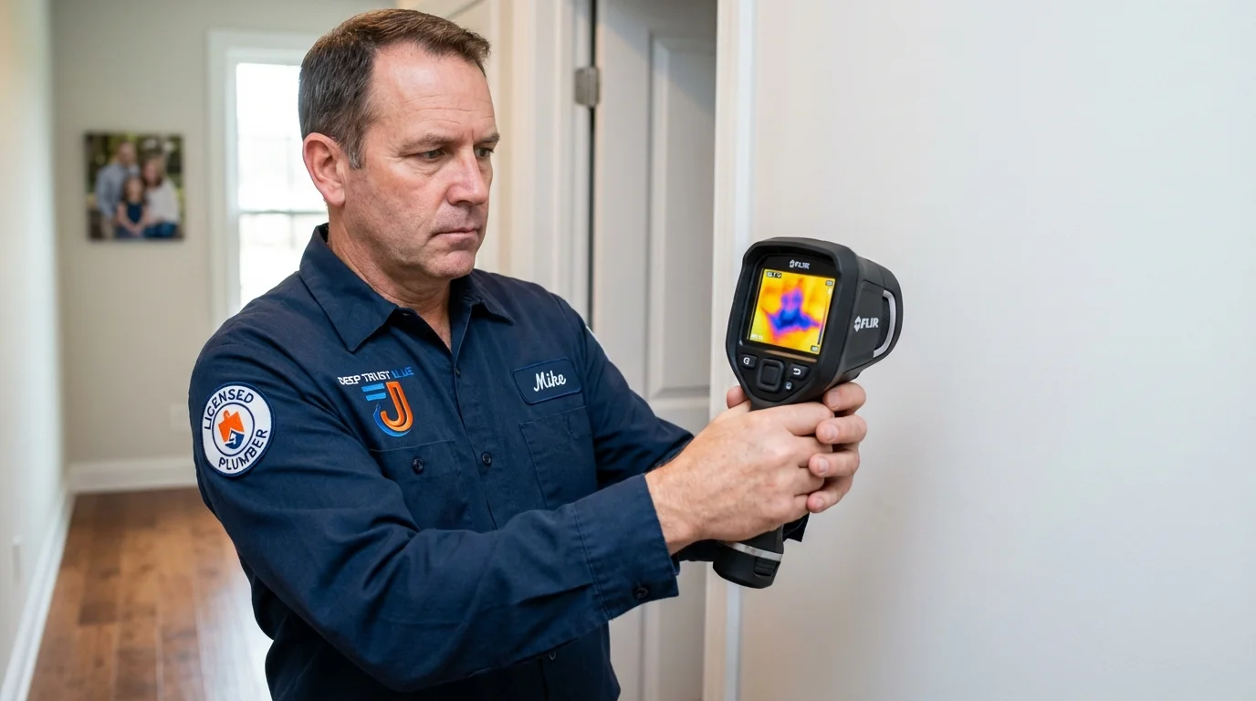 Thermal imaging leak detection by Johns Plumbing LLC in Hawaiian Gardens